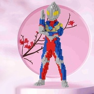 Ultraman Assembling Building Blocks Small Gift Give Children Presents Hand-Made Educational Toys Mic