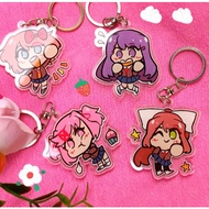 DDLC doki science club acrylic keychain