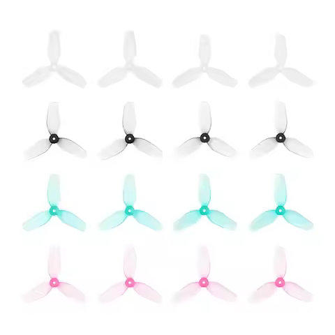 16Pcs BETAFPV 31mm Ultralight 3 Paddle Propellers 1.0mm Shaft For 0702 Brushless Motor For Meteor65