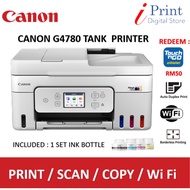 Canon PIXMA G4780 MegaTank Wireless All-In-One Printer(Print/Scan/Copy) 2 Years OSS