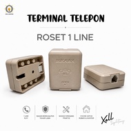 1-Hole Telephone Rosette 1-Hole Telephone Terminal/ RJ11