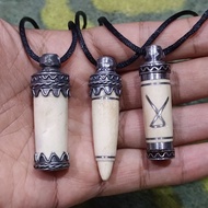 Pupul horn cemeti pendant