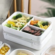 【三格|950ml】日式便當飯盒 上班族飯盒 帶飯飯盒 微波爐飯盒 密封保鮮便當盒 分隔飯盒 午餐盒 成人便當盒 兒童飯盒