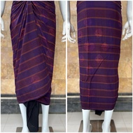 Stripe Endek Saput Without Edge Bali Traditional Clothing Sembong Batik Dhoti Pants Man
