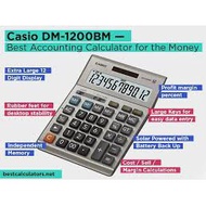 CALCULATOR CASIO DM-1200BM (ORIGINAL MALAYSIA)
