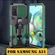 CASE HP KICKSTANDING CLIP FOR SAMSUNG A31 2020  CASING HP ROBOT CASE ARMOR KESING HP PELINDUNG HP