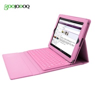 Case for iPad 4 3 2 Keyboard Ultra Slim Foldable PU Leather Cover with Bluetooth Keyboard for Apple