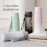 Stainless Steel Thermos Keep Warm Drinking Water Bottle 460ml Large Capacity And Portable FH7542