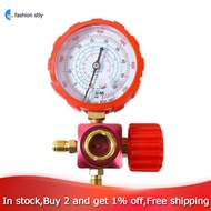 【FAS】-Manifold Gauge - Air Condition Manifold Gauge Manometer Valve with Visual Mirror for R410A R22