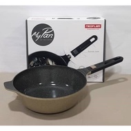 NEOFLAM MyPan 28cm Wok Pan Induction Warm Marble