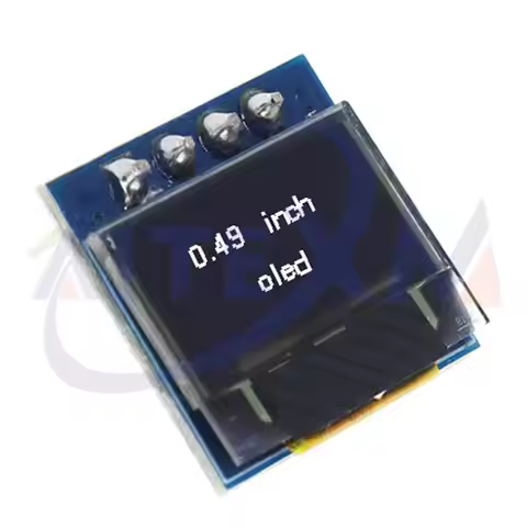 AITEXM 0.49 Inch OLED Display LCD Module White 0.49" Screen 64x32 I2C IIC Interface SSD1306 Driver f