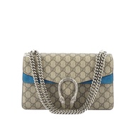 sling bag✐❏♧[9.5 New] Gucci GUCCI Bacchus Blue Medium Ladies Chain One Shoulder Messenger Bag 305196