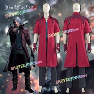 -JINN-DEVIL MAY CRY 5 Cosplay Costume DMC5 DANTE Cosplay Wig&Outfits Anime Party Carnival Clothes