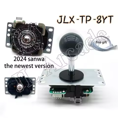2024 latest version original Japan SANWA Joystick JLX-TP-8YT-SK Arcade 5 pin joystick Light feel mod