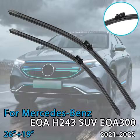 For Mercedes-Benz EQA H243 SUV EQA300 2021-2025 Car Wiper Blade Front Wipers Fit Merceds Pinch Winds