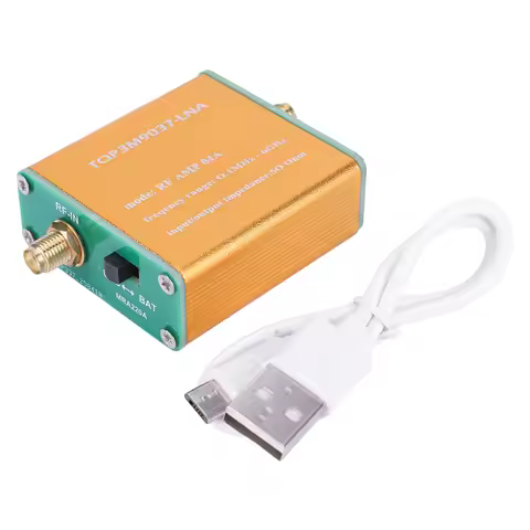 100kHz-6GHz Full Band Signal Amplifier RF Power Preamplifier Module 1.95GHz 20dB High Gain Low Noise