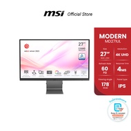 MSI BUSINESS PRODUCTIVITY MONITOR MODERN MD271UL 27" 4K UHD 60Hz4ms (จอมอนิเตอร์)