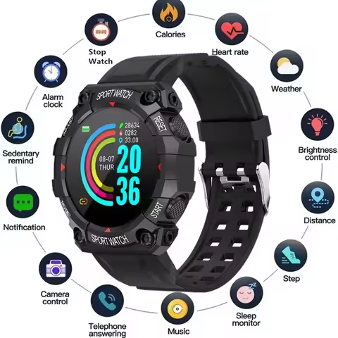 New Smart Watch Men Wome Touch Screen Sports Fitness Bracelets Wristwatch Waterproof Bluetooth Smart