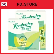 TEAZEN Kombucha Green Tangerine Lime 50p: Zesty, Jeju, Refreshing, Probiotic, Healthy.