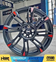 velg racing ring 18 velg hsr r18 sirius lebar 8 for accord camry