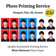 (Fast Shipping) Gambar Passport / Gambar Lesen Print Passport Photo / Gambar Passport Printing Servi