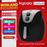 Kyowa by Winland Air Fryer Bake Roast Toast Fry 7Liters (Black) KW-3815