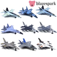 BLAZESPARK Aviao Plane Model, Diecast F16 F22 F35 Fighter Aircraft Toy, Tabletop Decor Collection Pu