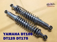 REAR SHOCK SET PAIR SPRING "CHROME" (320 mm.) Fit For YAMAHA DT100 DT125 DT175 #โช๊คหลัง สปริงช