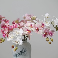 Artificial Flower 3D Feel Glue Phalaenopsis 3 Heads 5 Heads 7 Heads Home Hotel Decoration Ornaments 