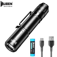 WUBEN C3 LED Flashlight USB C Torch 1200 Lumens IP68 Waterproof Lantern Light for Outdoor Camping Hi