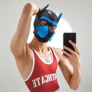 BD429 Men's Headgear Halloween Campus Carnival Ball Dog Head Mask Fun cosplay Costume Accessories Yo