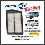 ASUKI Engine Air Filter Honda Stepwagon 2.0 RG1 RG2 2.4 RG3 RG4 Spare Part FA-5885V