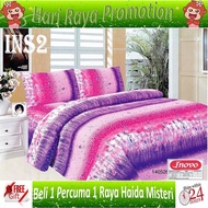 ✔🎁BUY 1 FREE 1 GIFT🎁 INOVO Single Size Fitted Bedsheet (CADAR)(INS01-40)(INS)
