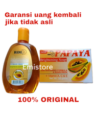 Paket Pembersih Wajah toner extra Rdl baby face Cleanser sabun papaya Original membersihkan jerawat