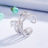 nnjew แหวน รุ่น Spiral Dimond Ring เครื่องประดับ แฟชั่น