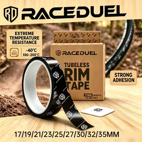 RACEDUEL Bike Tubeless Rim Tape 17/19/21/23/25/27/30/32/35MM Bicycle Rim Straps 10M MTB Road Bike Ri