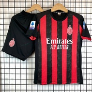 Quần Áo Bóng Đá CLB AC MILAN 25/26 Đồ Đá Banh Milan Mùa Mới Sân Nhà HOT Thun Lạnh Cao Cấp - FREE IN