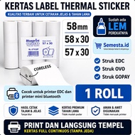 Direct Sticker Label Paper |Thermal 58mm x 5 meters |THICK Sticker Paper Label |Thermal 57x30 58x30 