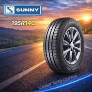 Commercial SUNNY Car Tire 185R14c, 195R14c, 195R15c 8Ply With Free Tire Valve DOT 2025 185R14c, 195