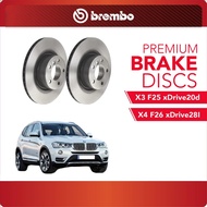 BREMBO Rear Discs (2pcs) - BMW X3'10 F25 xDrive20d, BMW X4'13 F26 xDrive28i