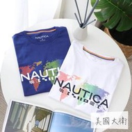 NAUTICA 短袖 上衣 衣服 T恤 短T Tee 帆船 男裝 帆船牌 美國帆船 彩虹 【VR2543】美國大衛