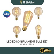 Edison Bulb ST64 G80 G95 G125 40W Filament 6W LED E27 Bulb Retro Vintage Light Bulb mentol Lampu