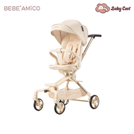Bebe Amico Dual Two Ways Facing Stroller X7 With 360 Rotation Seat Baby Stroller