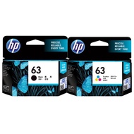 Hp Cartridge 63 (Genuine) Black F6U62AA , Color F6U61AA 1110 1112 2130 2131 2132 3630 3632 4520 4522