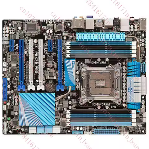 FOR ASUS P9X79 PR0 Motherboard Supports LGA2011 X79 DDR3 64GB USB 3.0 SATA3.