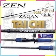 2025 ZEN ZAGAN TAI CHI BAITCASTING SPINNING JIGGING BOTTOM FISHING ROD SPIRAL GUIDE