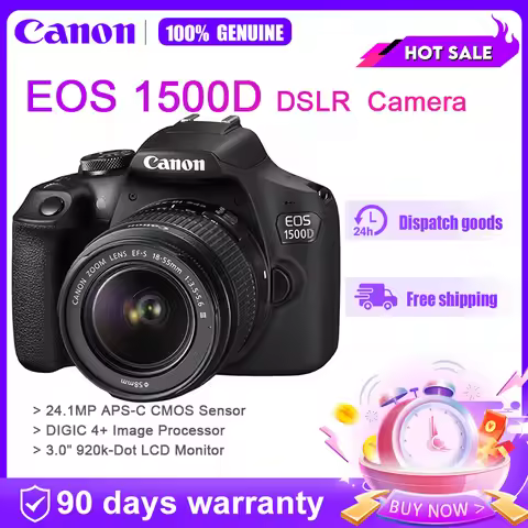 Canon EOS 1500D camera 2000D Kiss X90 Rebel T7 APS-C entry-level DSLR digital camera 24.1 million pi