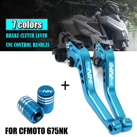 For CFMOTO 675NK 675 NK 675 NK675 2023 - 2025 Motorcycle CNC Accessories Short Brake Clutch Levers A