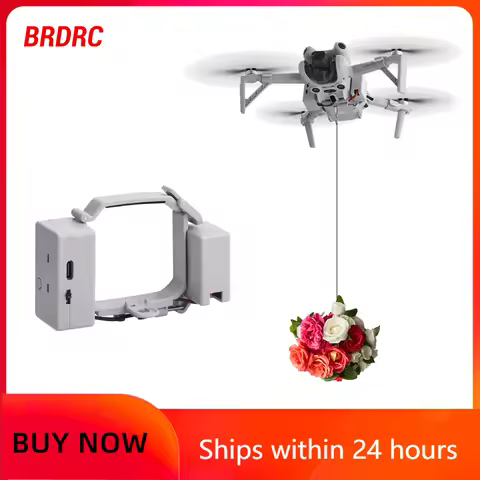 Airdrop System for DJI Mini 4 Pro Quick Release Thrower Casting Bait/Giving Gifts/Emergency Rescue D