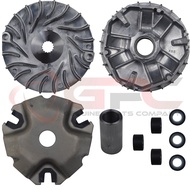 GPC CVT Complete Front Drive Face / Driven Face Pulley Set for Yamaha MIO SOUL 115 Fi